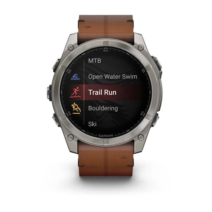 Garmin Fenix 8 3.56 cm (1.4 ) AMOLED 51 mm Digital 454 x 454 pixels Touchscreen Titanium Wi-Fi GPS (satellite)