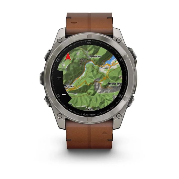 Garmin Fenix 8 3.56 cm (1.4 ) AMOLED 51 mm Digital 454 x 454 pixels Touchscreen Titanium Wi-Fi GPS (satellite)