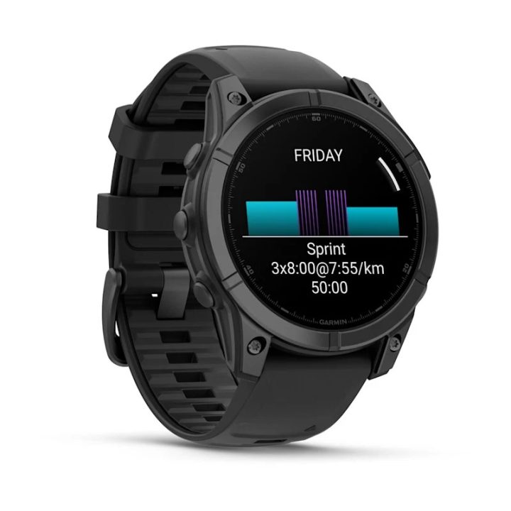 Garmin Fenix E 3.3 cm (1.3 ) AMOLED 47 mm Digital 416 x 416 pixels Touchscreen Black Wi-Fi GPS (satellite)