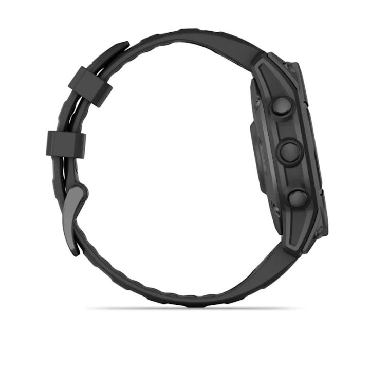 Garmin Fenix E 3.3 cm (1.3 ) AMOLED 47 mm Digital 416 x 416 pixels Touchscreen Black Wi-Fi GPS (satellite)