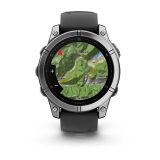 Garmin Fenix E 3.3 cm (1.3 ) AMOLED 47 mm Digital 416 × 416 pixels Touchscreen Stainless steel Wi-Fi GPS (satellite)