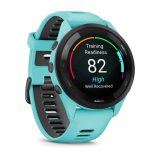 Garmin Forerunner 265 3.3 cm (1.3 ) AMOLED 46 mm Digital 416 x 416 pixels Touchscreen Black Blue Wi-Fi GPS (satellite)