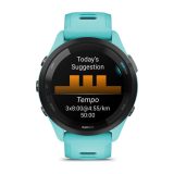 Garmin Forerunner 265 3.3 cm (1.3 ) AMOLED 46 mm Digital 416 x 416 pixels Touchscreen Black Blue Wi-Fi GPS (satellite)