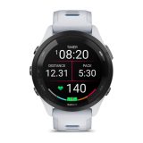 Garmin Forerunner 265 3.3 cm (1.3 ) AMOLED 46 mm Digital 416 x 416 pixels Touchscreen Black White Wi-Fi GPS (satellite)