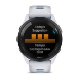 Garmin Forerunner 265 3.3 cm (1.3 ) AMOLED 46 mm Digital 416 x 416 pixels Touchscreen Black White Wi-Fi GPS (satellite)