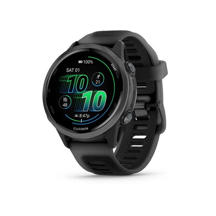 Garmin Forerunner 570 3.05 cm (1.2 ) AMOLED 42 mm Digital 390 x 390 pixels Touchscreen Black Wi-Fi GPS (satellite)