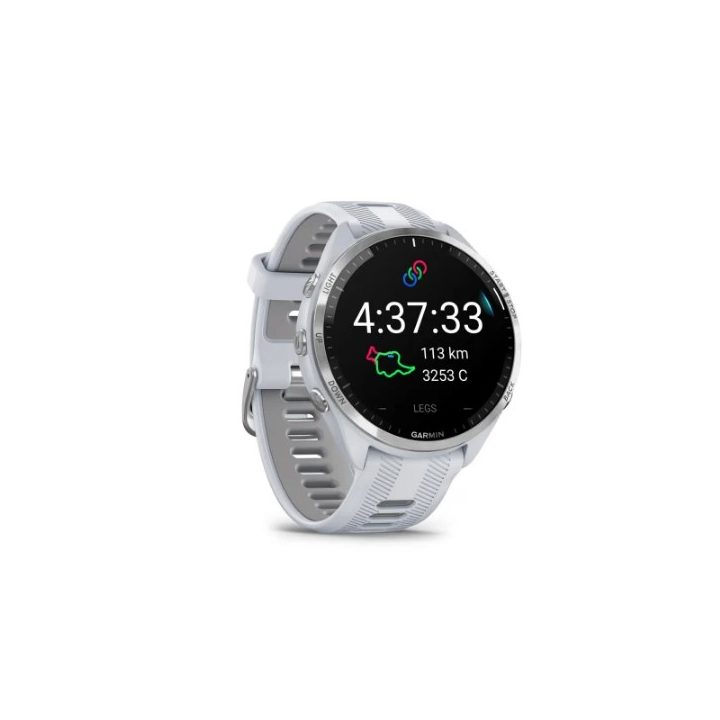 Garmin Forerunner 965 3.56 cm (1.4 ) AMOLED 47 mm Digital 454 x 454 pixels Touchscreen White Wi-Fi GPS (satellite)