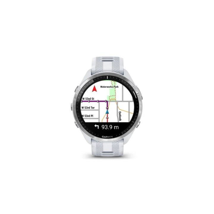 Garmin Forerunner 965 3.56 cm (1.4 ) AMOLED 47 mm Digital 454 x 454 pixels Touchscreen White Wi-Fi GPS (satellite)