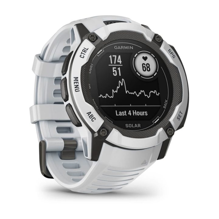 Garmin Instinct 2X Solar 2.79 cm (1.1 ) MIP 50 mm Digital 176 x 176 pixels Touchscreen White GPS (satellite)