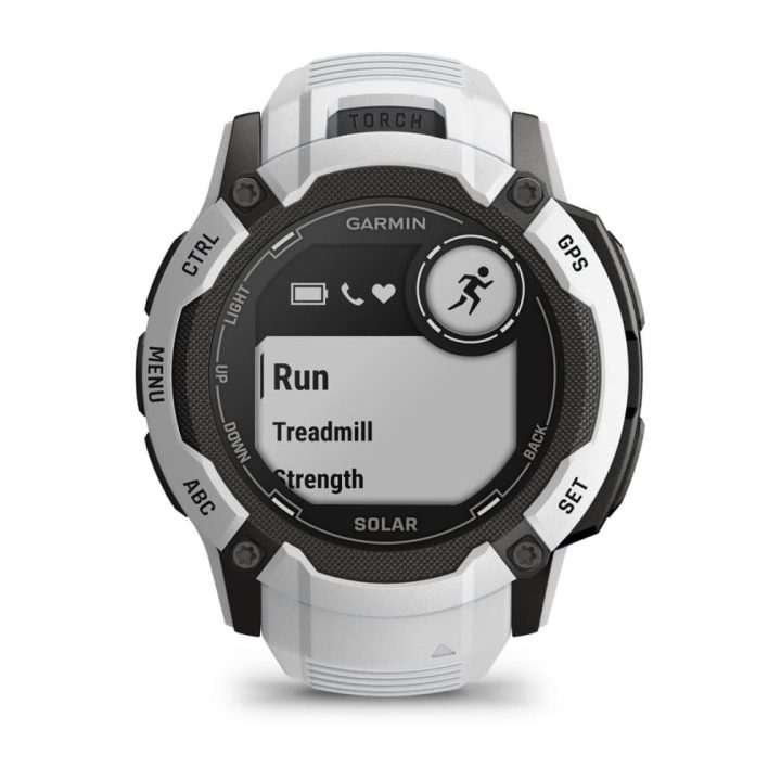 Garmin Instinct 2X Solar 2.79 cm (1.1 ) MIP 50 mm Digital 176 x 176 pixels Touchscreen White GPS (satellite)