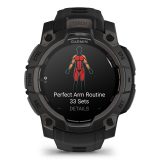 Garmin Instinct 3 AMOLED 3.05 cm (1.2 ) 45 mm Digital 390 x 390 pixels Touchscreen Black GPS (satellite)