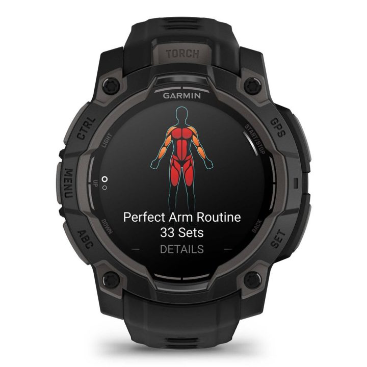 Garmin Instinct 3 AMOLED 3.05 cm (1.2 ) 45 mm Digital 390 x 390 pixels Touchscreen Black GPS (satellite)