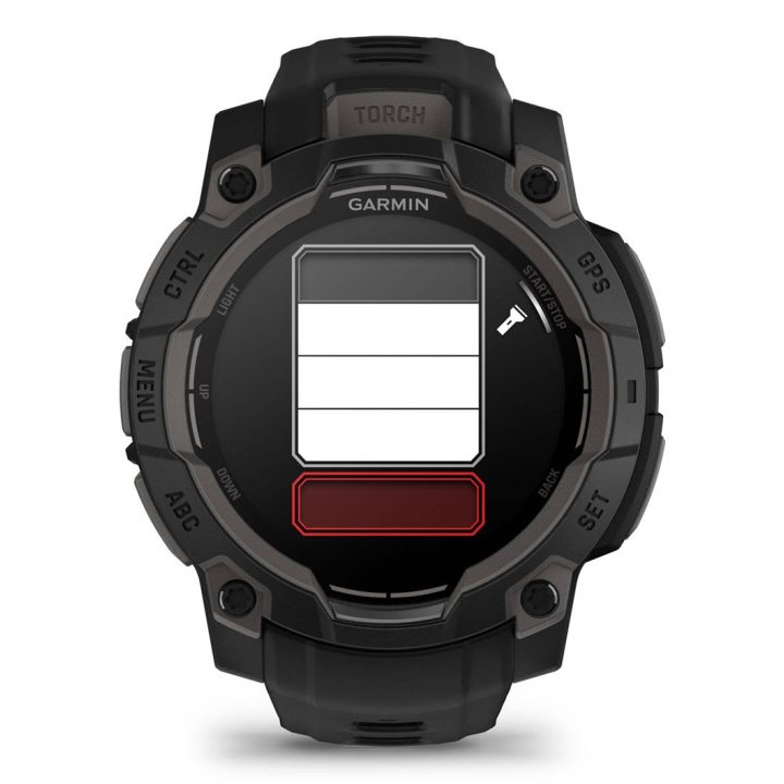 Garmin Instinct 3 AMOLED 3.05 cm (1.2 ) 45 mm Digital 390 x 390 pixels Touchscreen Black GPS (satellite)
