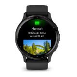 Garmin Venu 3 3.56 cm (1.4 ) AMOLED 45 mm Digital 454 x 454 pixels Touchscreen Black Wi-Fi GPS (satellite)