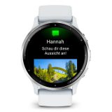 Garmin Venu 3 3.56 cm (1.4 ) AMOLED 45 mm Digital 454 x 454 pixels Touchscreen Silver White Wi-Fi GPS (satellite)