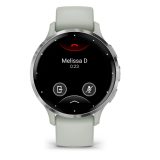 Garmin Venu 3S 3.05 cm (1.2 ) AMOLED 41 mm Digital 390 x 390 pixels Touchscreen Grey Silver Wi-Fi GPS (satellite)