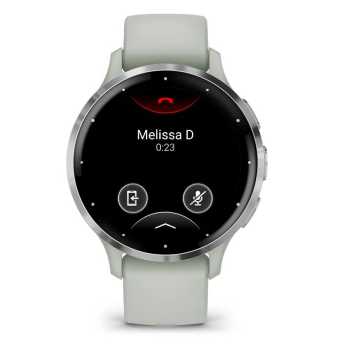 Garmin Venu 3S 3.05 cm (1.2 ) AMOLED 41 mm Digital 390 x 390 pixels Touchscreen Grey Silver Wi-Fi GPS (satellite)