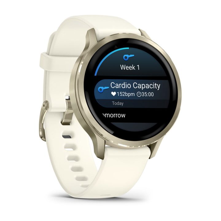 Garmin Venu 4 3.05 cm (1.2 ) AMOLED 41 mm Digital 390 x 390 pixels Touchscreen Gold Wi-Fi GPS (satellite)