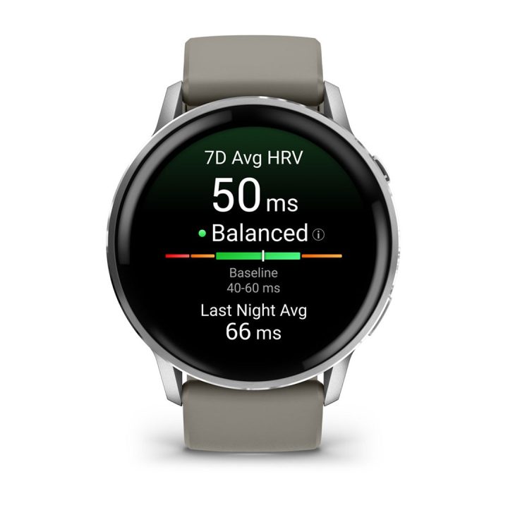 Garmin Venu 4 3.56 cm (1.4 ) AMOLED 45 mm Digital 454 x 454 pixels Touchscreen Silver Wi-Fi GPS (satellite)