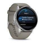 Garmin Venu 4 3.56 cm (1.4 ) AMOLED 45 mm Digital 454 x 454 pixels Touchscreen Silver Wi-Fi GPS (satellite)