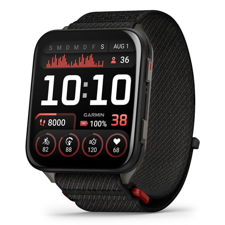 Garmin Venu X1 5.08 cm (2 ) AMOLED Digital 448 x 486 pixels Touchscreen Black Wi-Fi GPS (satellite)