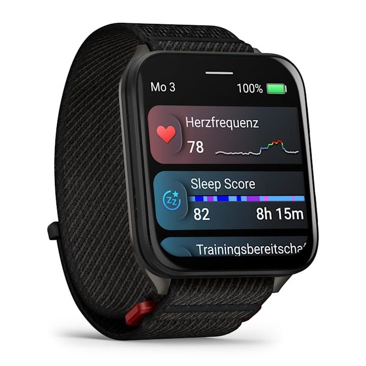 Garmin Venu X1 5.08 cm (2 ) AMOLED Digital 448 x 486 pixels Touchscreen Black Wi-Fi GPS (satellite)