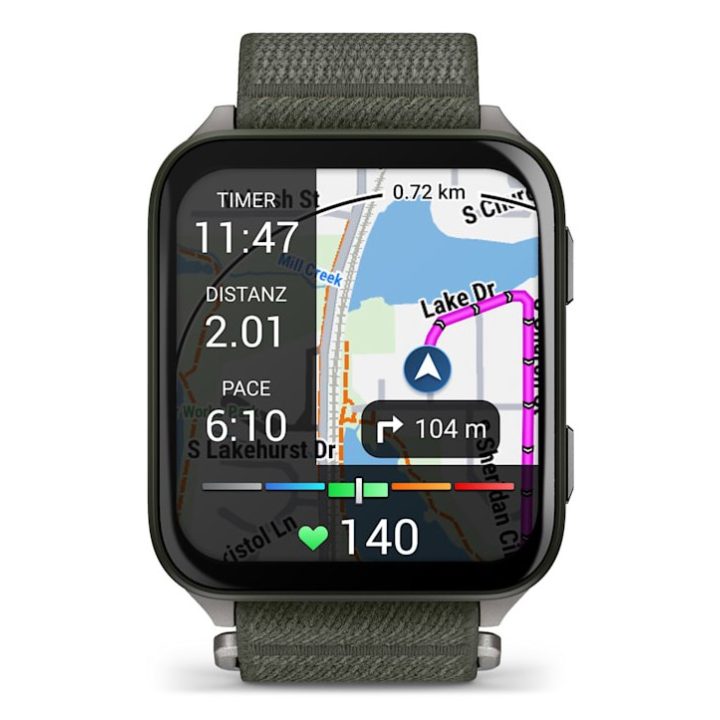 Garmin Venu X1 5.08 cm (2 ) AMOLED Digital 448 x 486 pixels Touchscreen Grey Wi-Fi GPS (satellite)