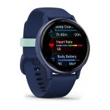 Garmin Vivoactive 5 3.05 cm (1.2 ) AMOLED 42 mm Digital 390 x 390 pixels Touchscreen Blue Wi-Fi GPS (satellite)