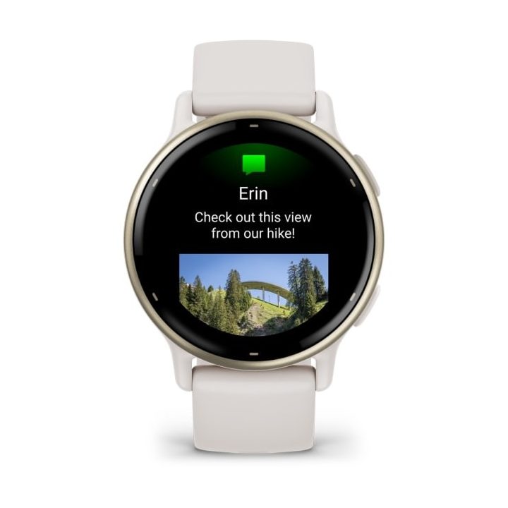Garmin Vivoactive 5 3.05 cm (1.2 ) AMOLED 42 mm Digital 390 x 390 pixels Touchscreen White Wi-Fi GPS (satellite)