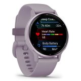 Garmin Vivoactive 5 3.05 cm (1.2 ) AMOLED Digital 390 x 390 pixels Touchscreen Violet Wi-Fi GPS (satellite)