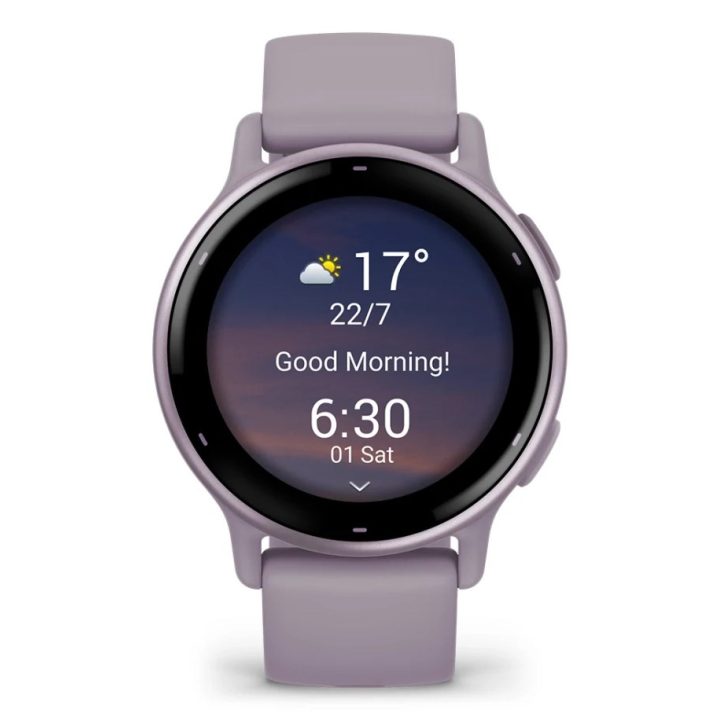 Garmin Vivoactive 5 3.05 cm (1.2 ) AMOLED Digital 390 x 390 pixels Touchscreen Violet Wi-Fi GPS (satellite)