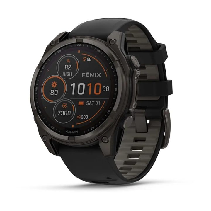 Garmin fenix 8 3.3 cm (1.3 ) 47 mm Digital 260 x 260 pixels Touchscreen Titanium Wi-Fi GPS (satellite)