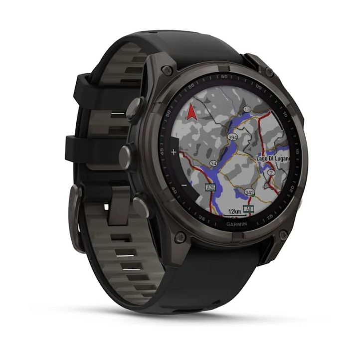 Garmin fenix 8 3.3 cm (1.3 ) 47 mm Digital 260 x 260 pixels Touchscreen Titanium Wi-Fi GPS (satellite)