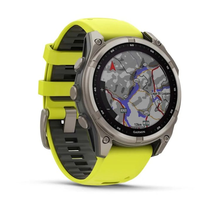 Garmin fenix 8 3.3 cm (1.3 ) 47 mm Digital 260 x 260 pixels Touchscreen Titanium Wi-Fi GPS (satellite)