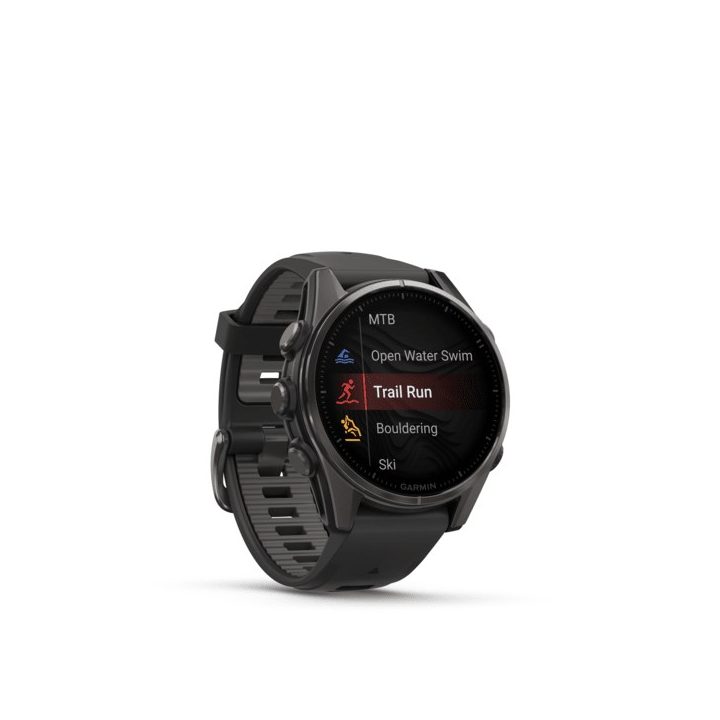 Garmin fenix 8 3.3 cm (1.3 ) AMOLED 43 mm Digital 416 x 416 pixels Touchscreen Black Wi-Fi GPS (satellite)