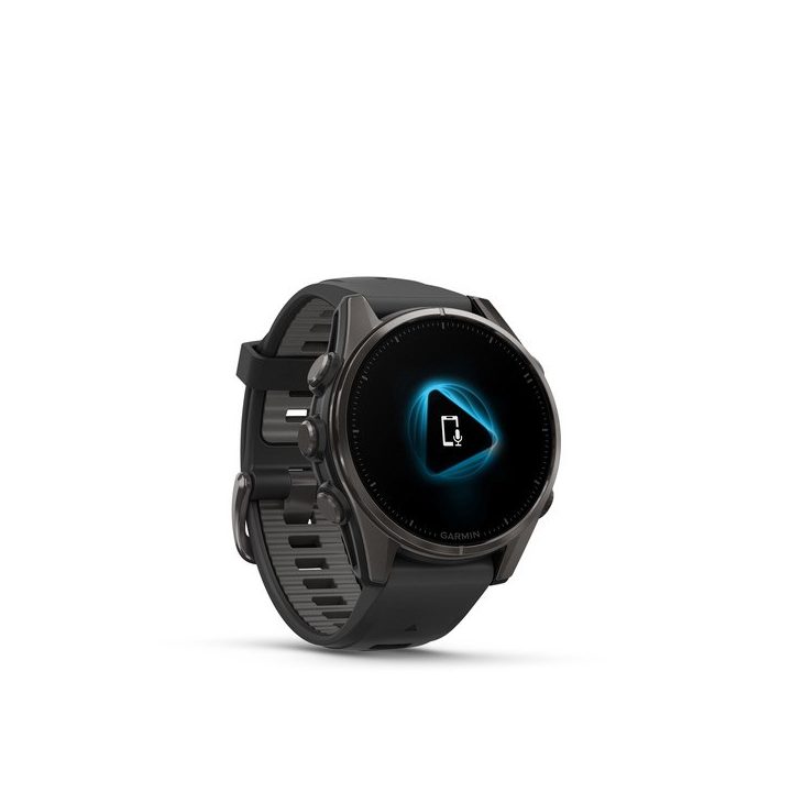 Garmin fenix 8 3.3 cm (1.3 ) AMOLED 43 mm Digital 416 x 416 pixels Touchscreen Black Wi-Fi GPS (satellite)