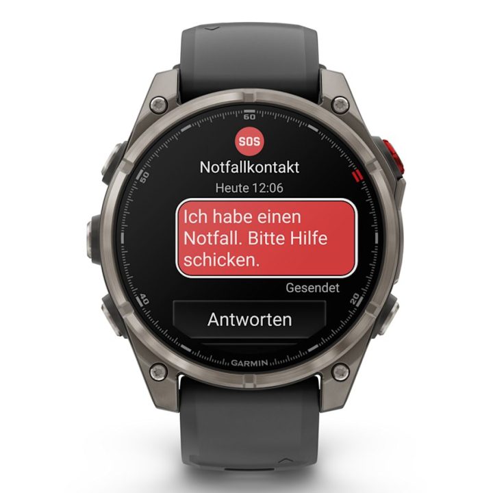 Garmin fenix 8 Pro 3.56 cm (1.4 ) AMOLED 47 mm Digital 454 x 454 pixels Touchscreen Graphite Titanium Wi-Fi GPS (satellite)
