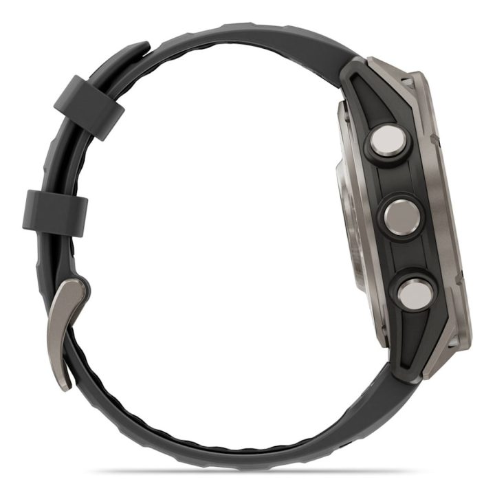 Garmin fenix 8 Pro 3.56 cm (1.4 ) AMOLED 47 mm Digital 454 x 454 pixels Touchscreen Graphite Titanium Wi-Fi GPS (satellite)