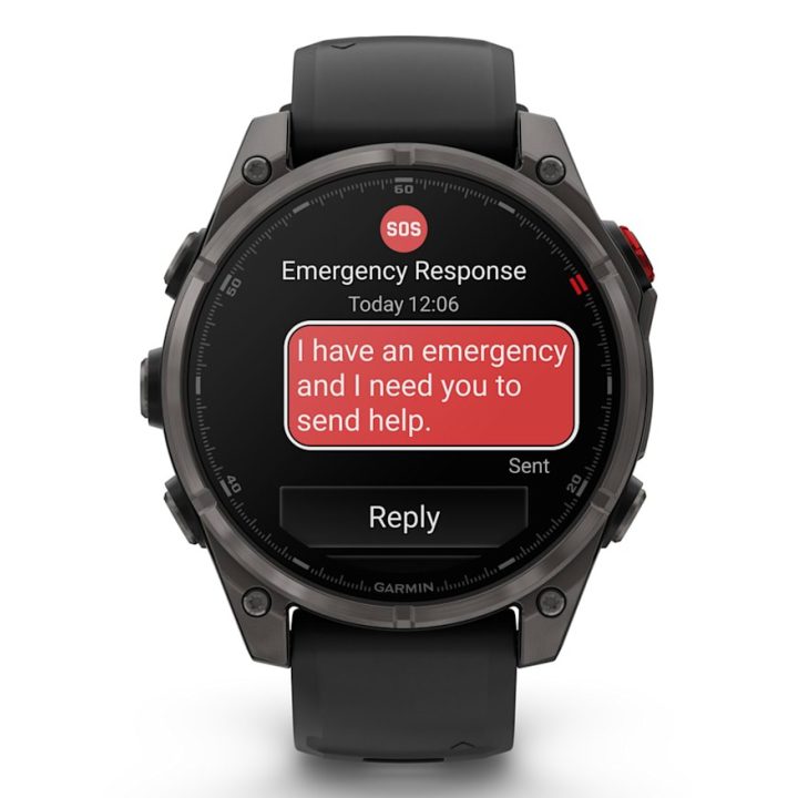 Garmin fenix 8 Pro 3.56 cm (1.4 ) AMOLED 47 mm Digital 454 x 454 pixels Touchscreen Grey Wi-Fi GPS (satellite)