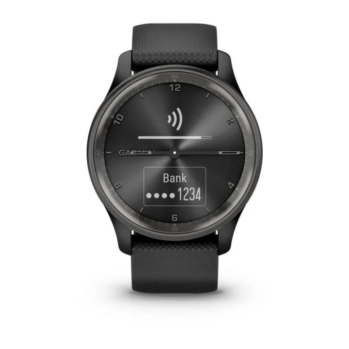 Garmin vivomove Trend LCD 40 mm Hybrid 254 x 346 pixels Touchscreen Black GPS (satellite)