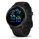 Garmin vívoactive 6 3.05 cm (1.2 ) AMOLED 42 mm Digital 390 x 390 pixels Touchscreen Black Wi-Fi GPS (satellite)