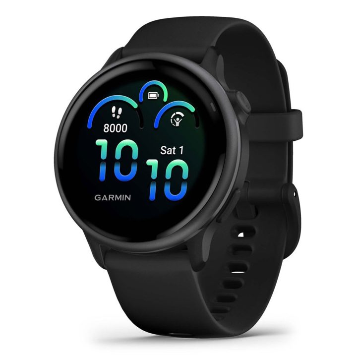 Garmin vívoactive 6 3.05 cm (1.2 ) AMOLED 42 mm Digital 390 x 390 pixels Touchscreen Black Wi-Fi GPS (satellite)