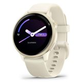 Garmin vívoactive 6 3.05 cm (1.2 ) AMOLED 42 mm Digital 390 x 390 pixels Touchscreen White Wi-Fi GPS (satellite)