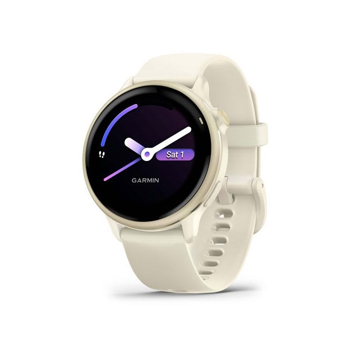 Garmin vívoactive 6 3.05 cm (1.2 ) AMOLED 42 mm Digital 390 x 390 pixels Touchscreen White Wi-Fi GPS (satellite)