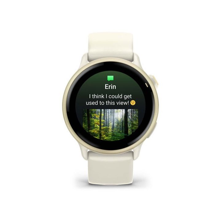 Garmin vívoactive 6 3.05 cm (1.2 ) AMOLED 42 mm Digital 390 x 390 pixels Touchscreen White Wi-Fi GPS (satellite)