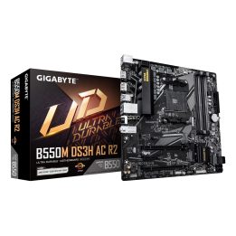 GIGABYTE B550M DS3H AC R2 Motherboard - AMD Ryzen 5000 CPUs 5+3 Phases VRM up to 4733MHz DDR4 (O.C.) 1xPCIe 4.0 + 1xPCIe 3.0 M.2