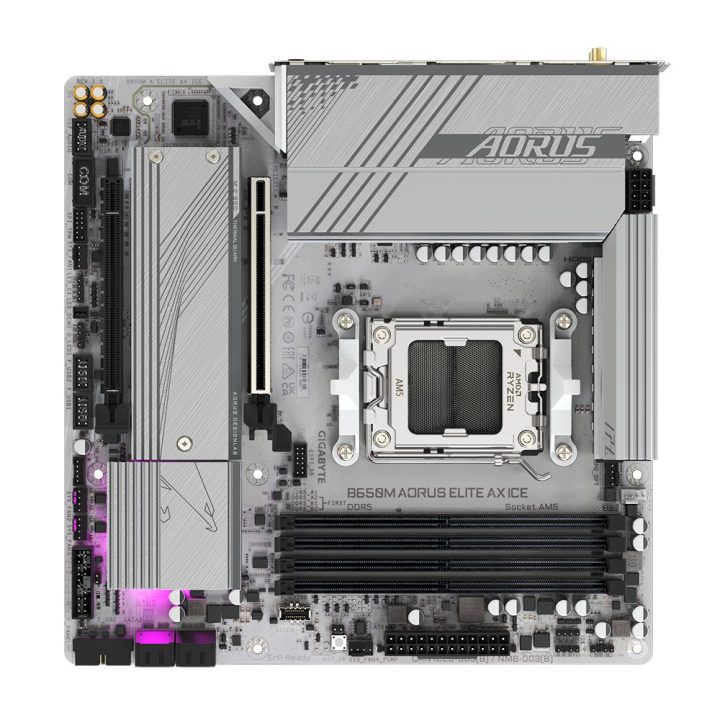 GIGABYTE B650M AORUS ELITE AX ICE Motherboard