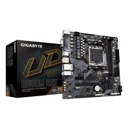 GIGABYTE B650M S2H Motherboard - AMD Ryzen 9000 Series CPUs 5+2+2 Phases VRM up to 6400MHz DDR5 (OC) 1xPCIe 4.0 M.2 GbE LAN USB