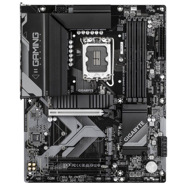 GIGABYTE B760 GAMING X GEN5 Motherboard - Supports 14th Gen. Intel Core CPUs 8+1+1 phases VRM up to 5600MHz DDR5 3xPCIe 4.0 M.2