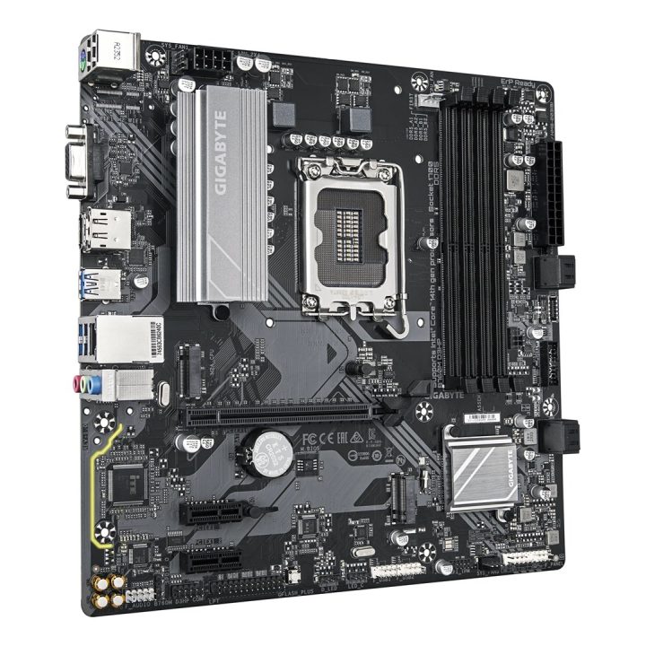GIGABYTE B760M D3HP Motherboard - Intel Core 14th Gen CPUs 4+1+1 Phases VRM up to 5600MHz DDR5 2xPCIe 4.0 M.2 GbE LAN USB 3.2 Ge